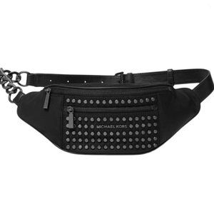 Michael Kors Mott Studded Nylon Belt Bag--Brand New!!!